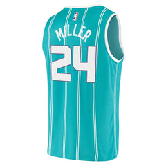 Brandon Miller Charlotte Hornets Fast Break Replica Jersey Icon Edition Teal - Fanatics