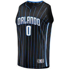 Anthony Black Orlando Magic Fast Break Replica Jersey Icon Edition Black - Fanatics