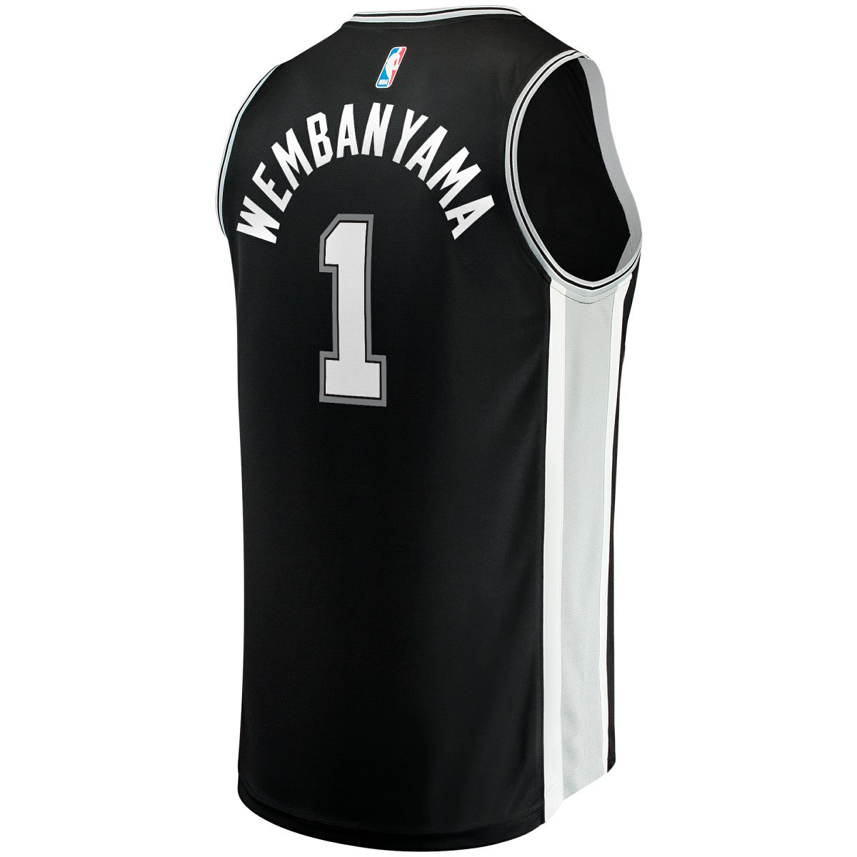 Victor Wembanyama San Antonio Spurs Youth Fast Break Replica Jersey Icon Edition Black - Fanatics