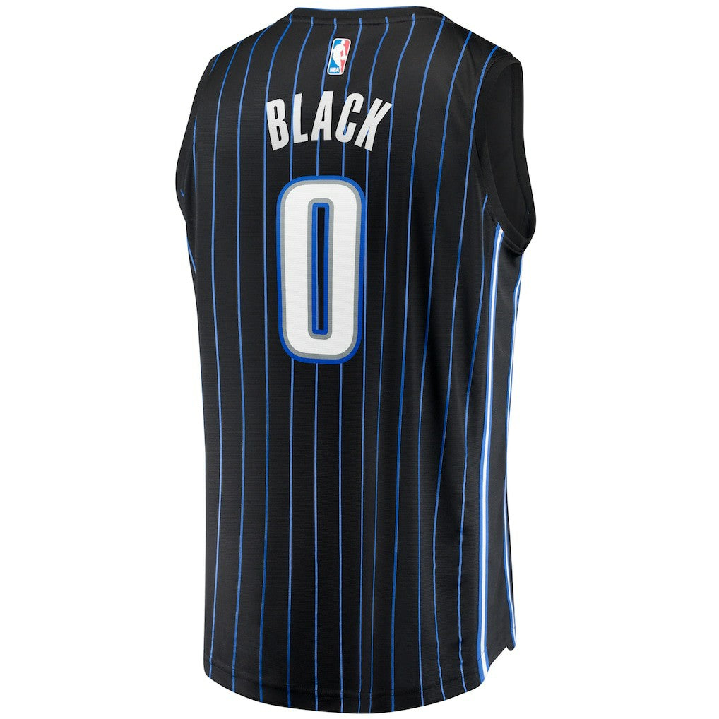 Anthony Black Orlando Magic Youth Fast Break Replica Jersey Icon Edition Black - Fanatics