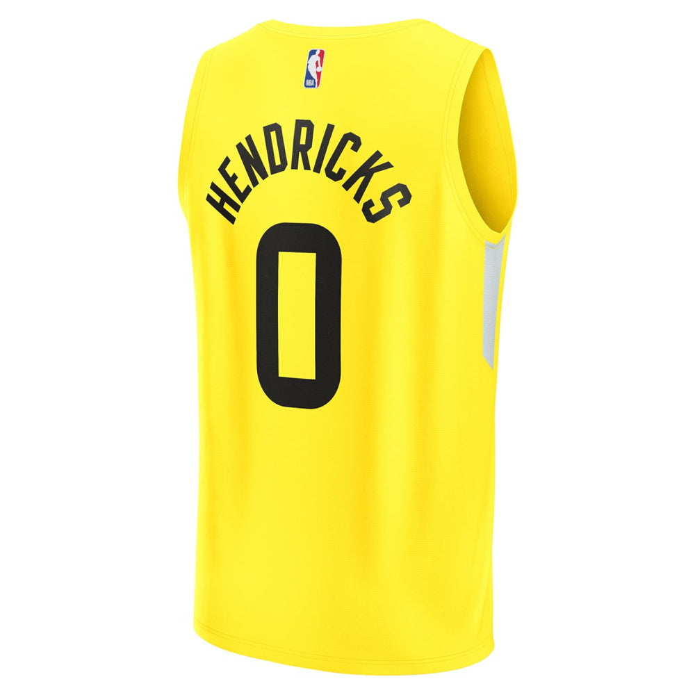 Taylor Hendricks Utah Jazz Youth Fast Break Replica Jersey Icon Edition Yellow - Fanatics