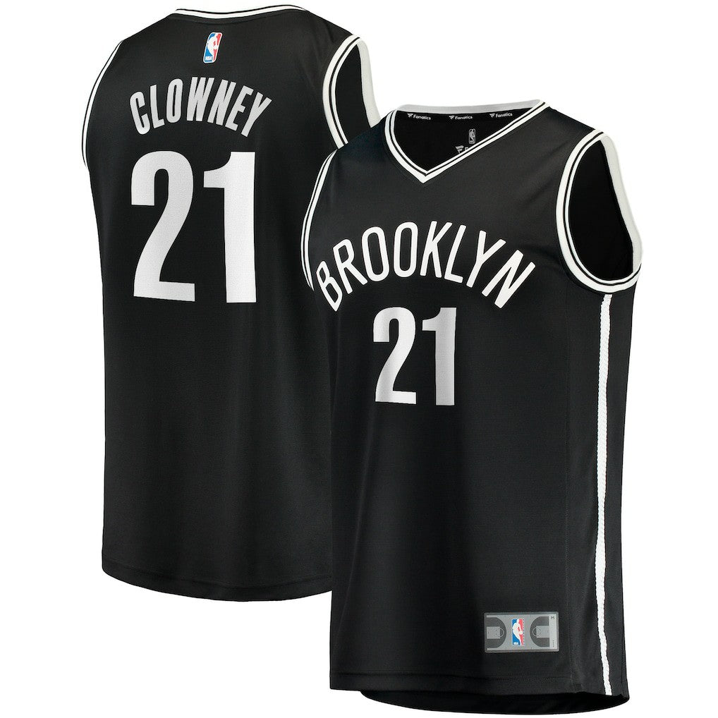 Noah Clowney Brooklyn Nets Youth Fast Break Replica Jersey Icon Edition Black - Fanatics outlet