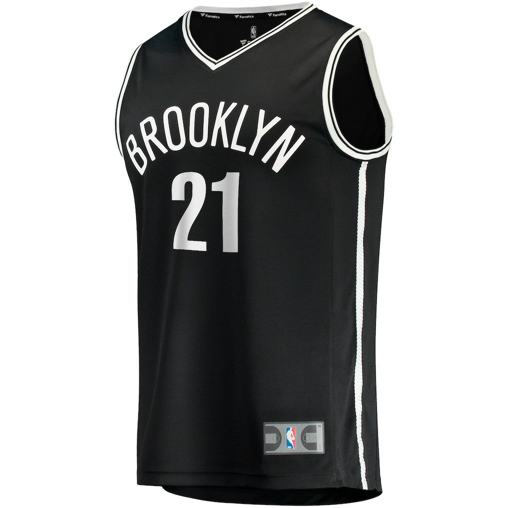 Noah Clowney Brooklyn Nets Youth Fast Break Replica Jersey Icon Edition Black - Fanatics outlet