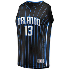 Jett Howard Orlando Magic Fast Break Replica Jersey Icon Edition Black - Fanatics
