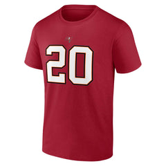 Ronde Barber Tampa Bay Buccaneers Retired Player Icon Name & Number T-Shirt - Red T-shirts