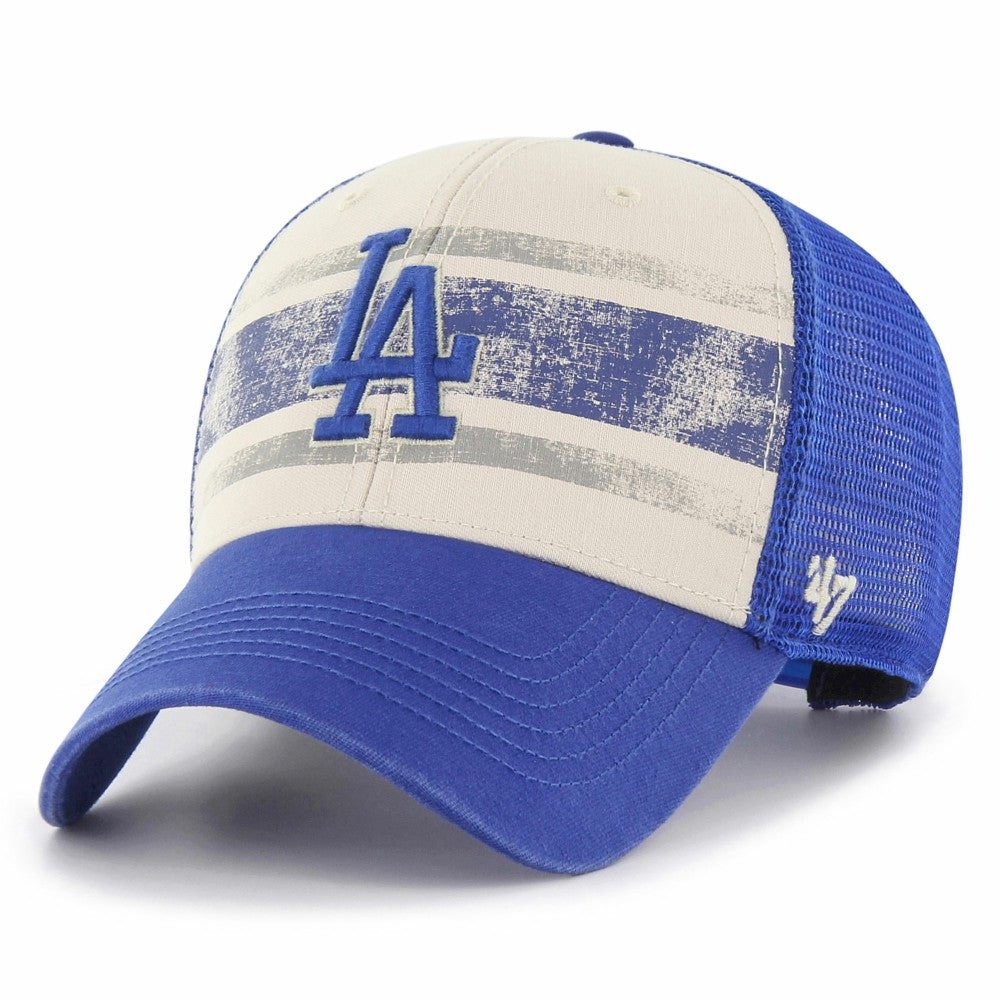 Los Angeles Dodgers '47 Breakout MVP Trucker Adjustable Hat - Cream/Royal Hats