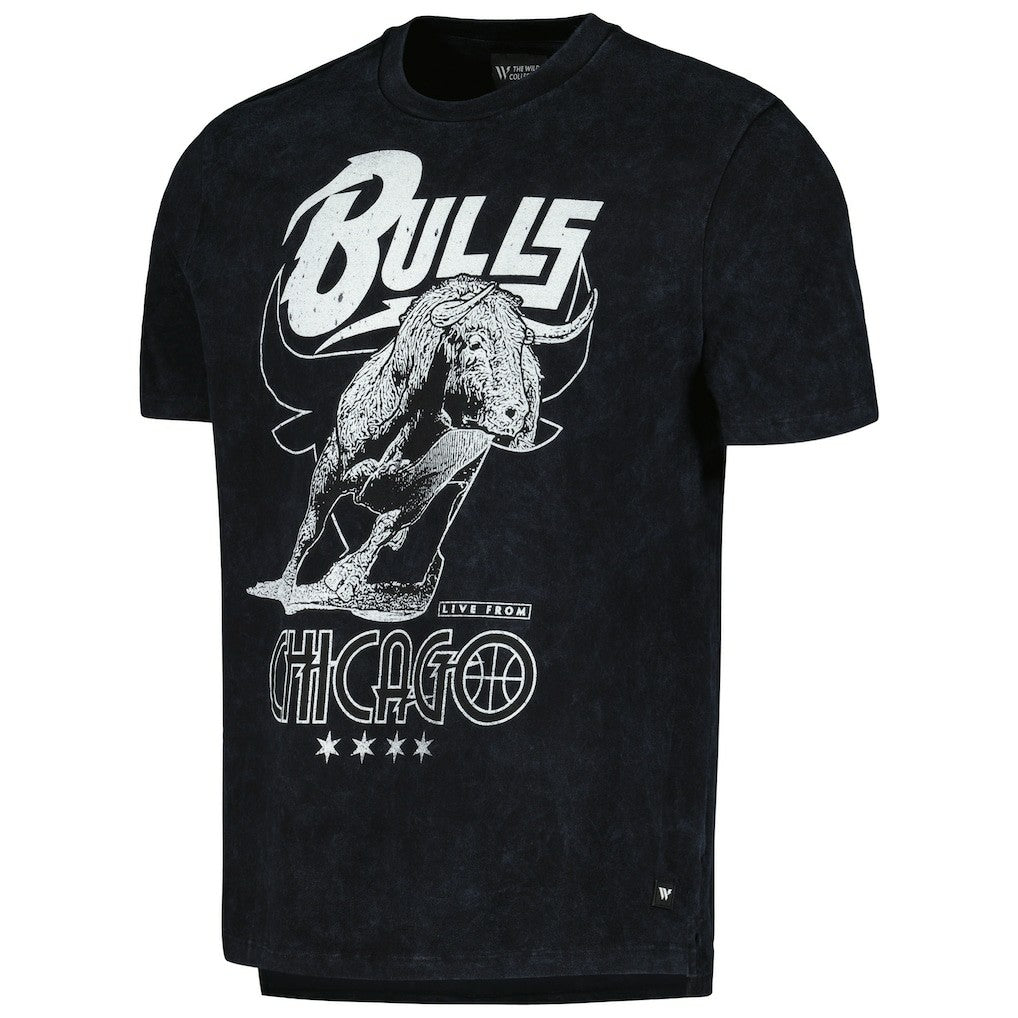Chicago Bulls The Wild Collective Unisex Tour Band T-Shirt Black