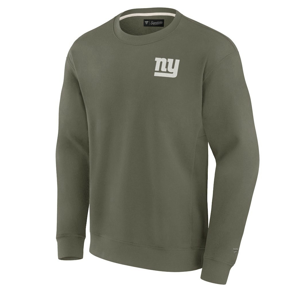 New York Giants Unisex Elements Super Soft Pullover Sweatshirt - Olive Pullover