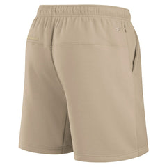 Las Vegas Raiders Unisex Elements Super Soft Fleece Shorts - Khaki Shorts
