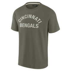 Cincinnati Bengals Unisex Elements Super Soft Short Sleeve T-Shirt - Olive T-shirts