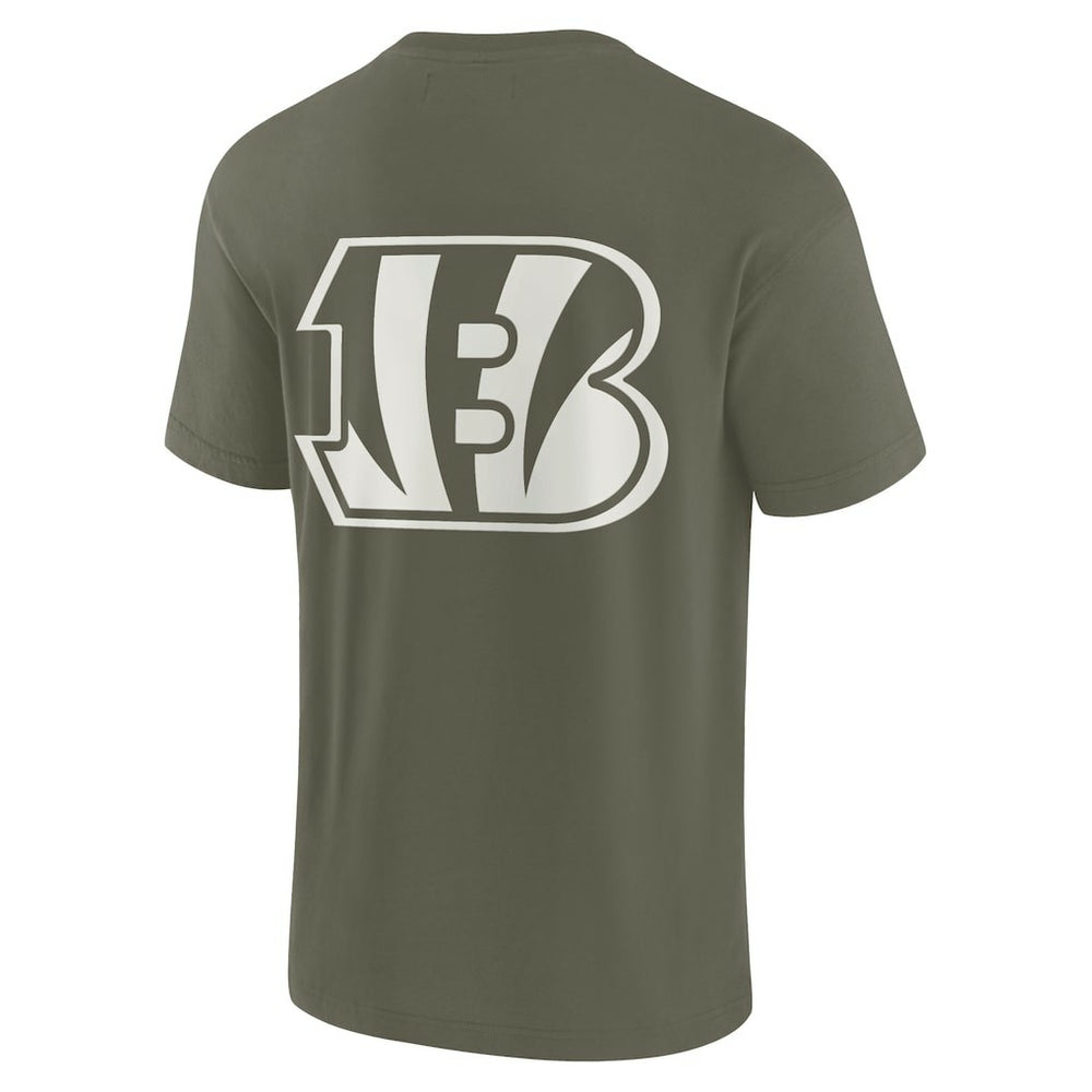 Cincinnati Bengals Unisex Elements Super Soft Short Sleeve T-Shirt - Olive T-shirts