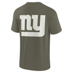 New York Giants Unisex Elements Super Soft Short Sleeve T-Shirt - Olive T-shirts