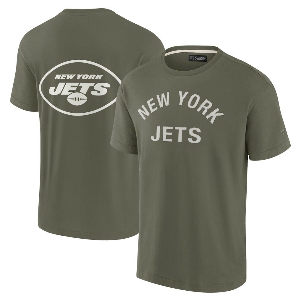 New York Jets Unisex Elements Super Soft Short Sleeve T-Shirt - Olive T-shirts