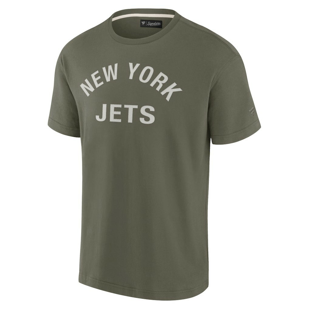 New York Jets Unisex Elements Super Soft Short Sleeve T-Shirt - Olive T-shirts