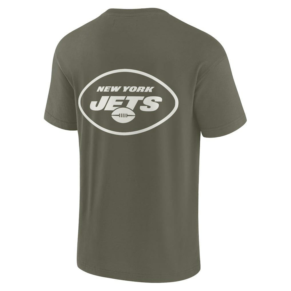 New York Jets Unisex Elements Super Soft Short Sleeve T-Shirt - Olive T-shirts