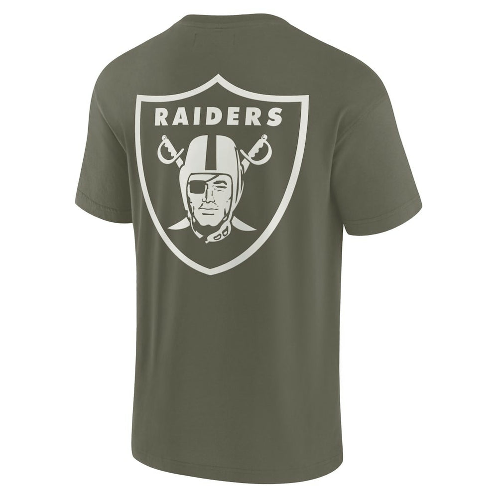 Las Vegas Raiders Unisex Elements Super Soft Short Sleeve T-Shirt - Olive T-shirts