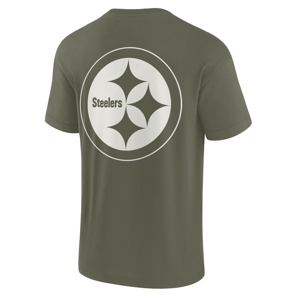 Pittsburgh Steelers Unisex Elements Super Soft Short Sleeve T-Shirt - Olive T-shirts
