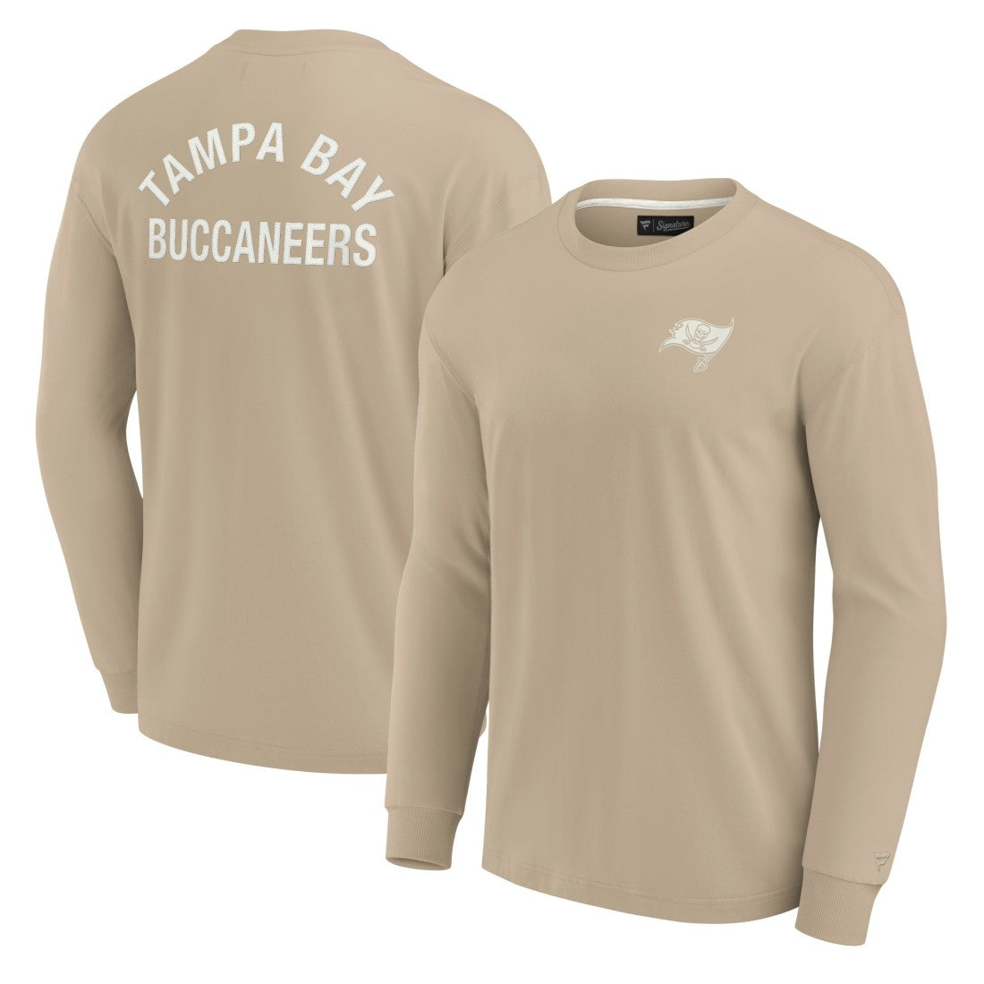 Tampa Bay Buccaneers Unisex Elements Super Soft Long Sleeve T-Shirt - Khaki T-shirts