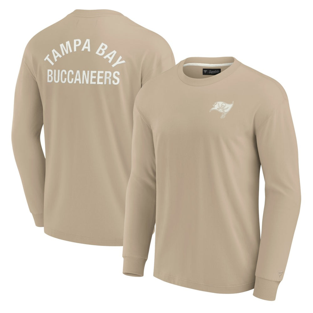 Tampa Bay Buccaneers Unisex Elements Super Soft Long Sleeve T-Shirt - Khaki T-shirts
