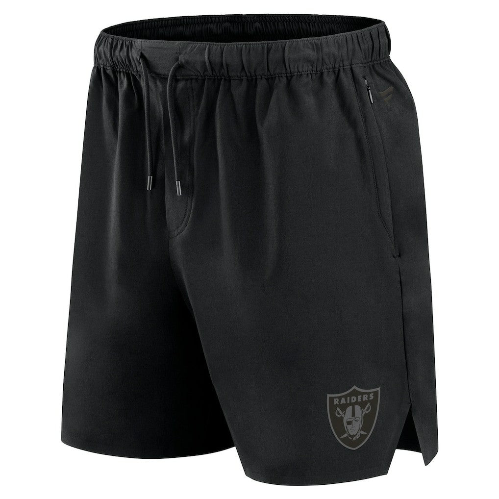 Las Vegas Raiders Front Office Micro Tonal Shorts - Black Shorts