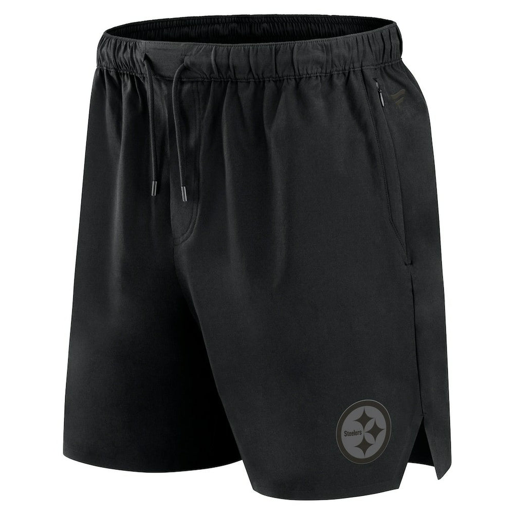 Pittsburgh Steelers Front Office Micro Tonal Shorts - Black Shorts