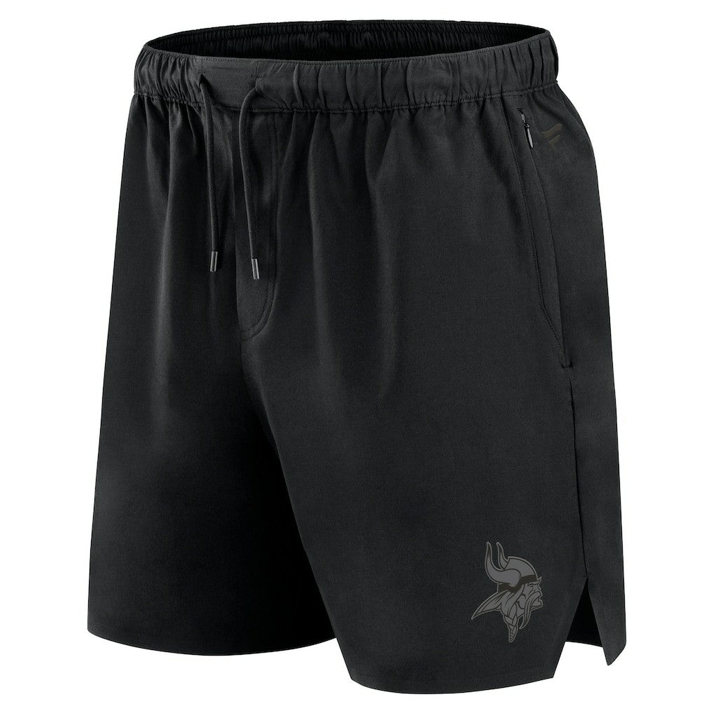 Minnesota Vikings Front Office Micro Tonal Shorts - Black Shorts