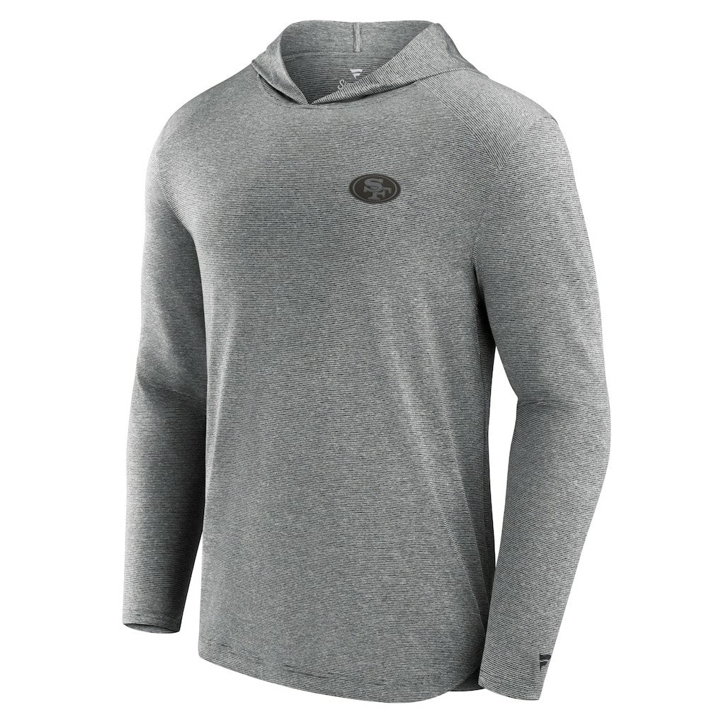 San Francisco 49ers Front Office Tech Lightweight Hoodie T-Shirt - Black Hoodies