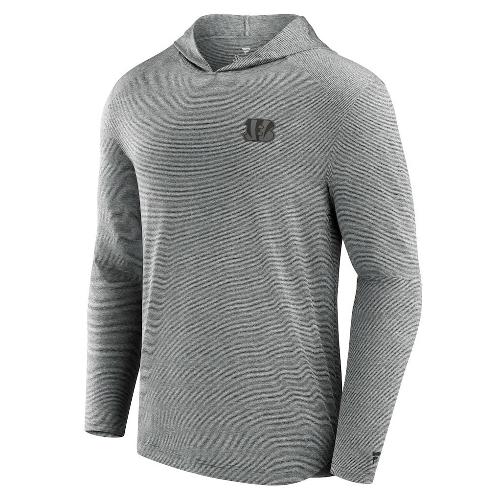 Cincinnati Bengals Front Office Tech Lightweight Hoodie T-Shirt - Black Hoodies