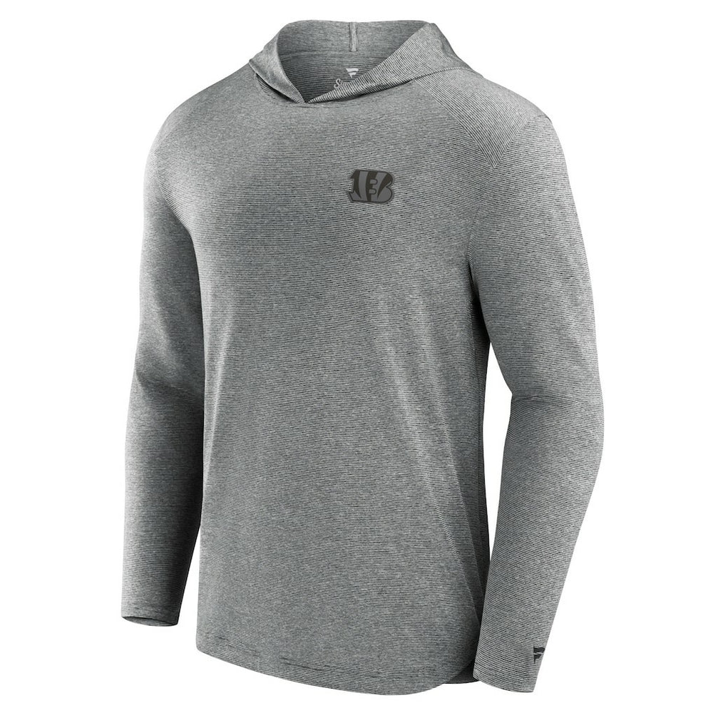 Cincinnati Bengals Front Office Tech Lightweight Hoodie T-Shirt - Black Hoodies