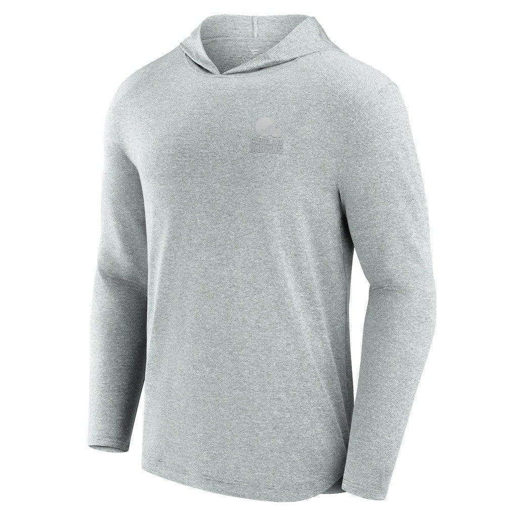 Cleveland Browns Front Office Tech Lightweight Hoodie T-Shirt - Gray Hoodies