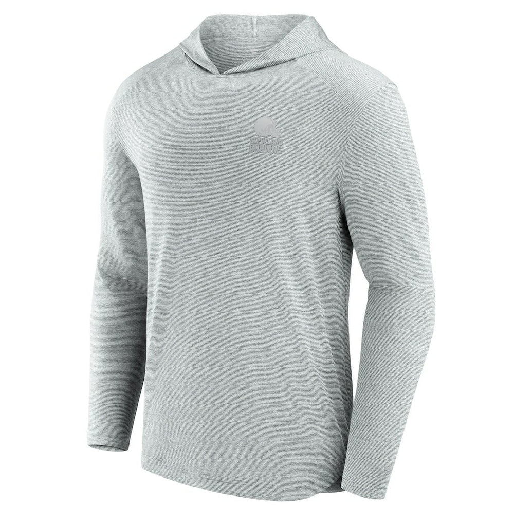 Cleveland Browns Front Office Tech Lightweight Hoodie T-Shirt - Gray Hoodies