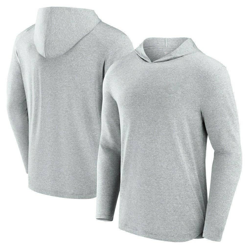 Indianapolis Colts Front Office Tech Lightweight Hoodie T-Shirt - Gray Hoodies