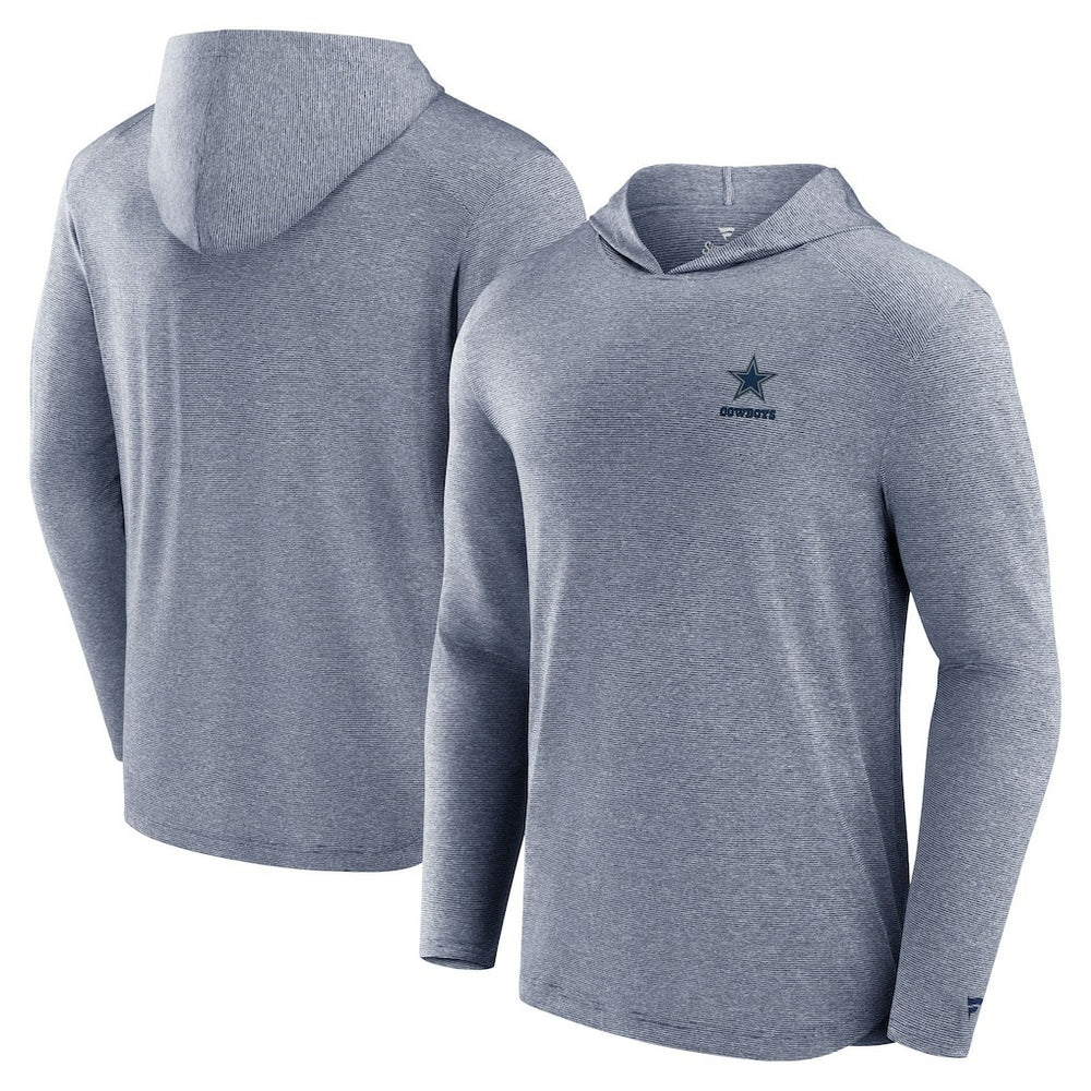 Dallas Cowboys Front Office Tech Lightweight Hoodie T-Shirt - Navy Hoodies