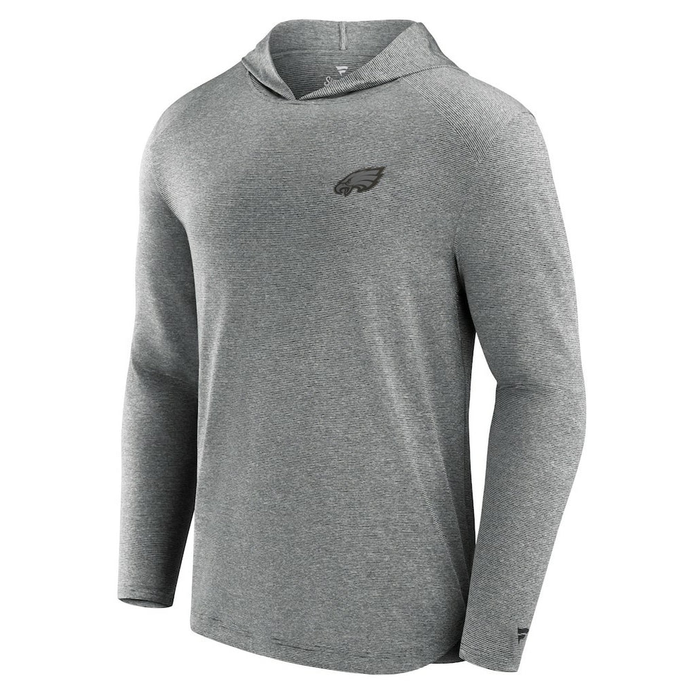 Philadelphia Eagles Front Office Tech Lightweight Hoodie T-Shirt - Black Hoodies