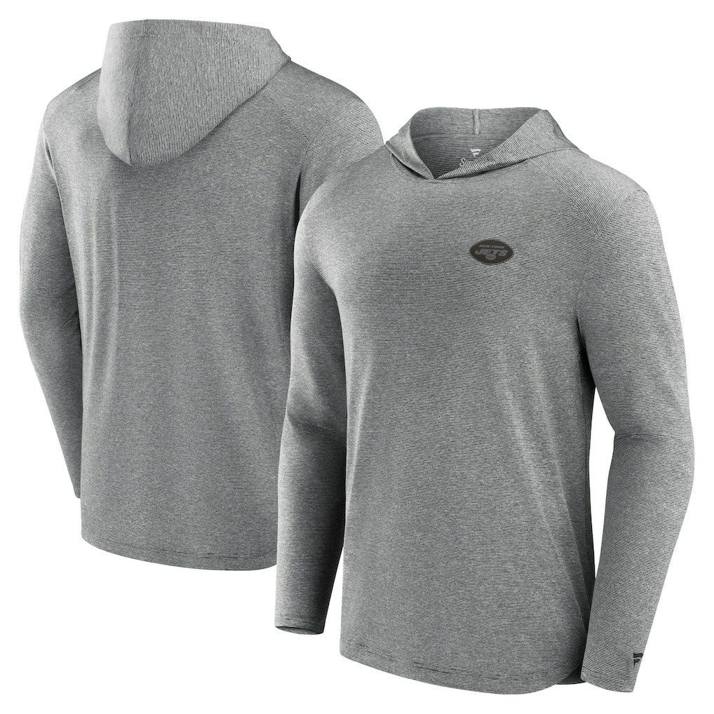 New York Jets Front Office Tech Lightweight Hoodie T-Shirt - Black Hoodies