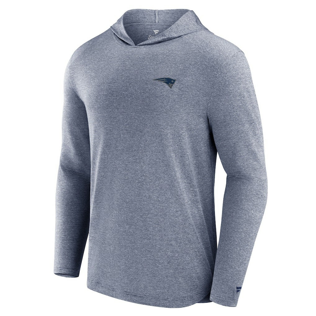 New England Patriots Front Office Tech Lightweight Hoodie T-Shirt - Navy Hoodies
