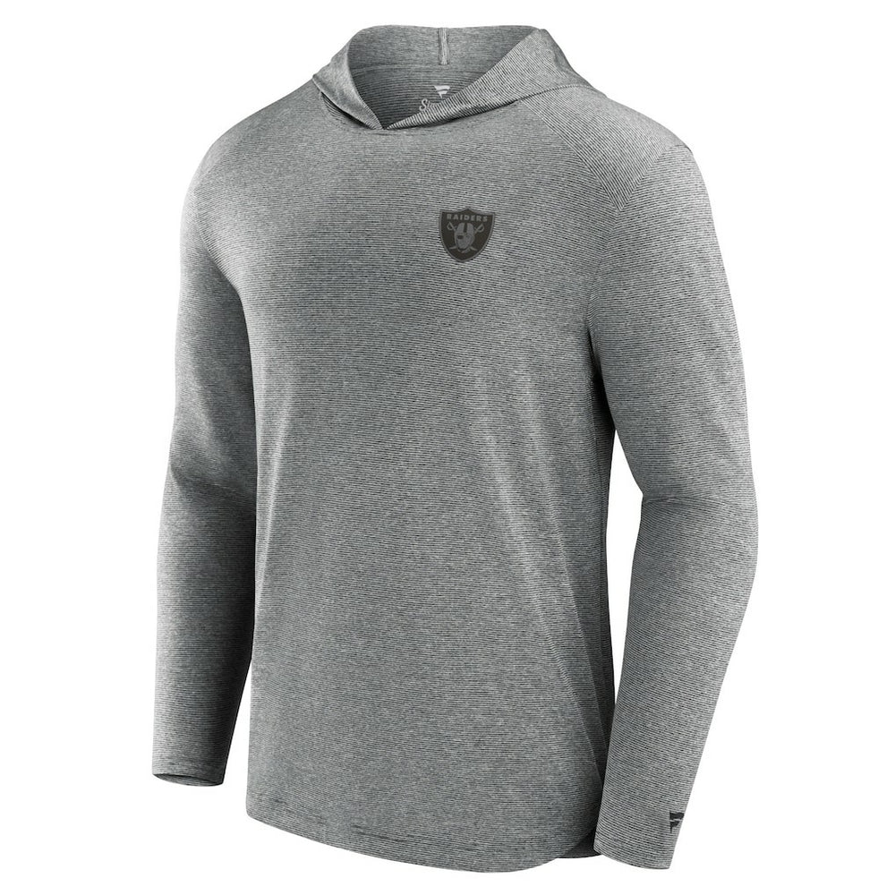 Las Vegas Raiders Front Office Tech Lightweight Hoodie T-Shirt - Black Hoodies