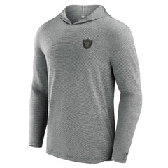 Las Vegas Raiders Front Office Tech Lightweight Hoodie T-Shirt - Black Hoodies