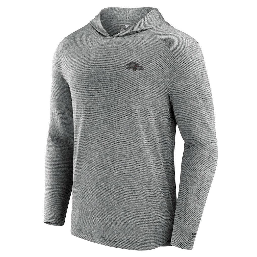 Baltimore Ravens Front Office Tech Lightweight Hoodie T-Shirt - Black Hoodies