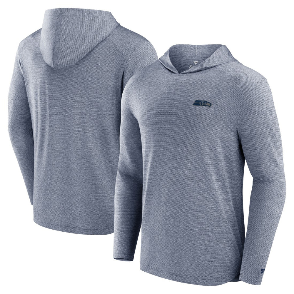 Seattle Seahawks Front Office Tech Lightweight Hoodie T-Shirt - Navy Hoodies