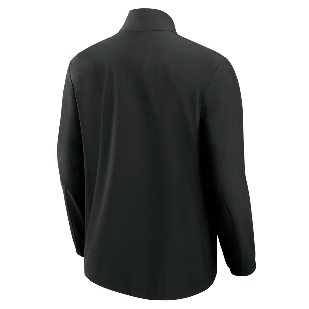 Tampa Bay Buccaneers Front Office Micro Tonal Quarter-Zip Pullover - Black Pullover
