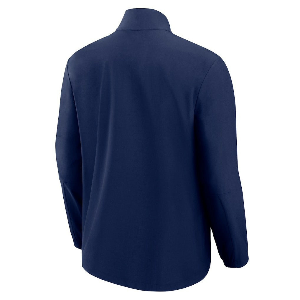 Dallas Cowboys Front Office Micro Tonal Quarter-Zip Pullover - Navy Pullover