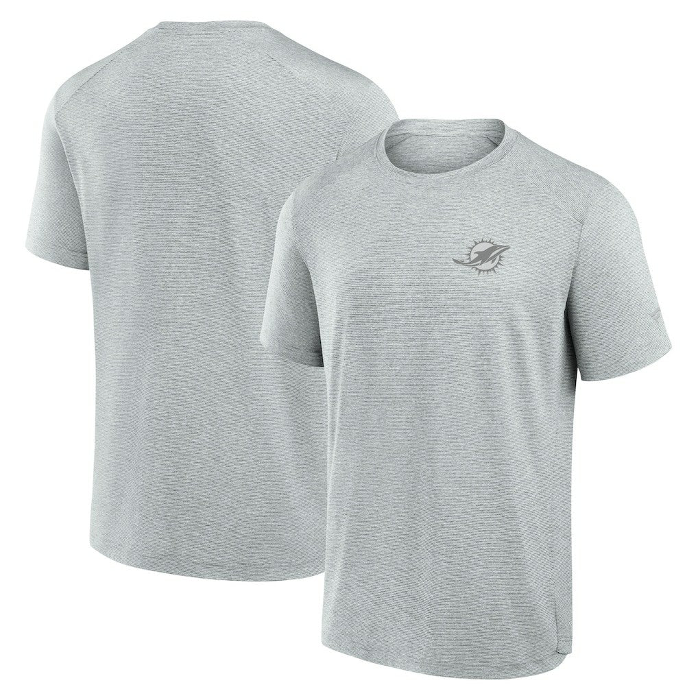 Miami Dolphins Front Office Tech T-Shirt - Gray T-shirts