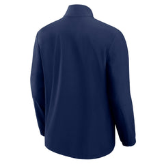 Houston Texans Front Office Micro Tonal Quarter-Zip Pullover - Navy Pullover