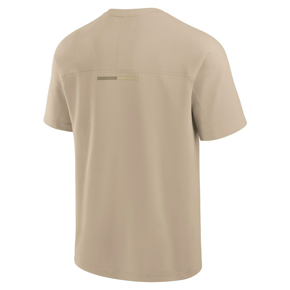 Las Vegas Raiders Unisex Elements Heavyweight Tri-Blend T-Shirt - Khaki T-shirts
