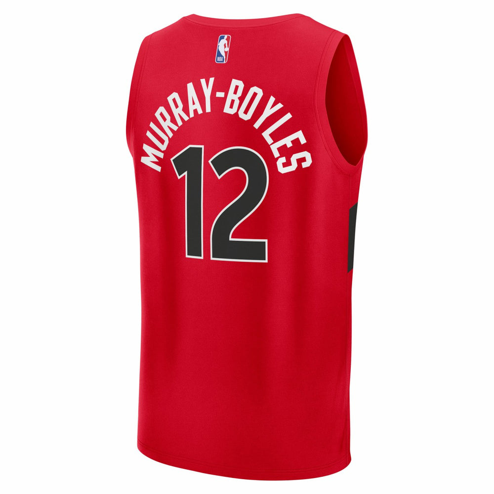 Collin Murray-Boyles Toronto Raptors Youth 2025 NBA Draft First Round Pick Fast Break Replica Jersey Icon Edition Red - Fanatics