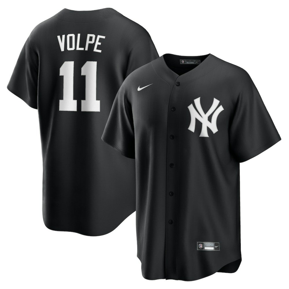 Anthony Volpe New York Yankees Nike Fashion Replica Player Jersey - Black Jerseys