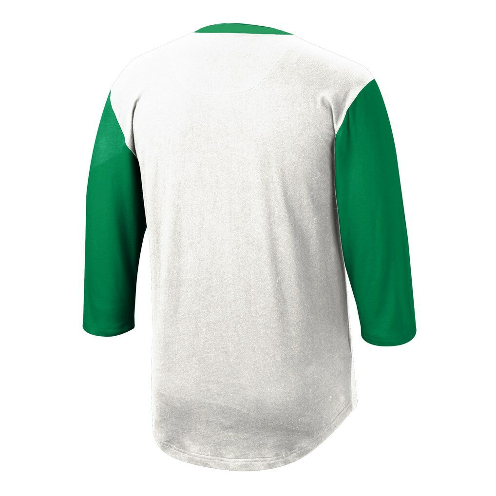 New York Jets Legacy Slub Henley 3/4 Sleeve T-Shirt - White T-shirts