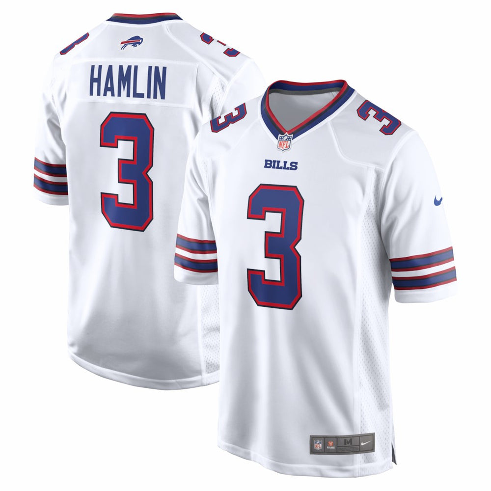 Damar Hamlin Buffalo Bills Game Jersey - White Jerseys