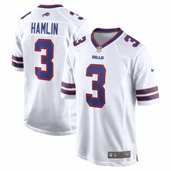 Damar Hamlin Buffalo Bills Game Jersey - White Jerseys